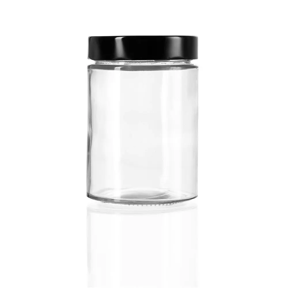 6x Lemon & Lime Soho 570ml Glass Preserve Jar/Container Storage w/ Airtight Lid