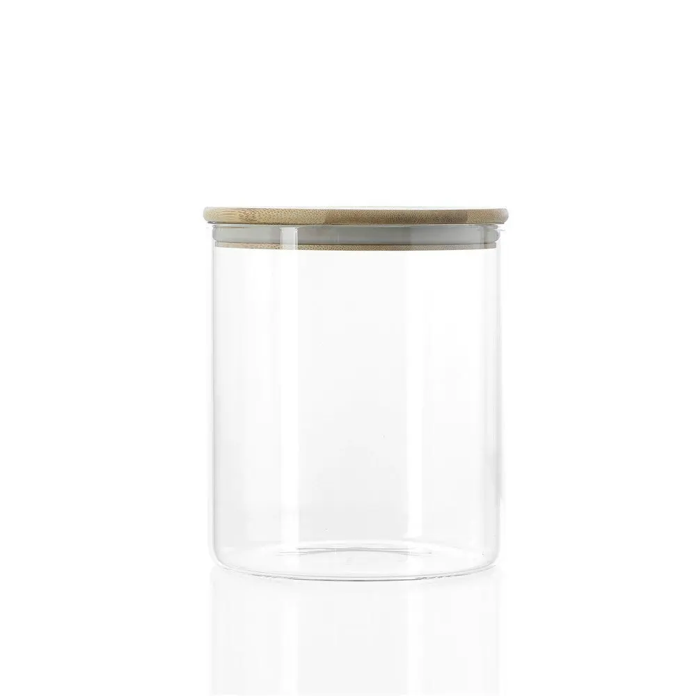 Lemon & Lime Camden 2.4L Glass Jar Food Storage Airtight Container Clear w/ Lid