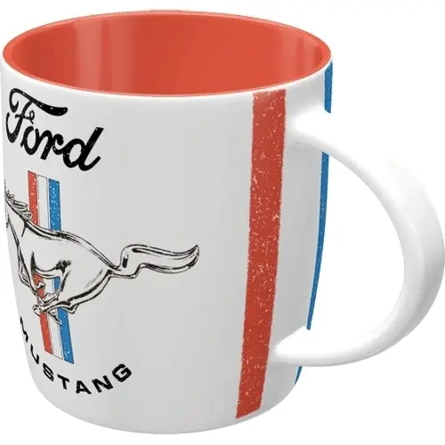 Nostalgic Art Ford Mustang 330ml Ceramic Mug Office Coffee Drink Cup w/ Handle