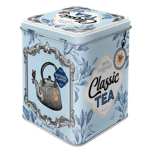 Nostalgic Art 7.5x9.5cm Tea Storage Metal Tin Classic Tea Container Canister