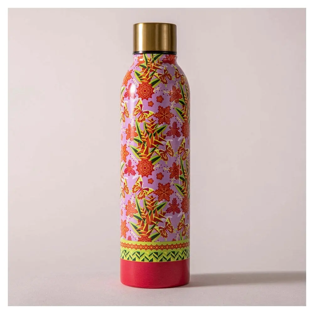 Ashdene 500ml Butterfly Heliconia Stainless Steel D/Wall Drinking Water Bottle