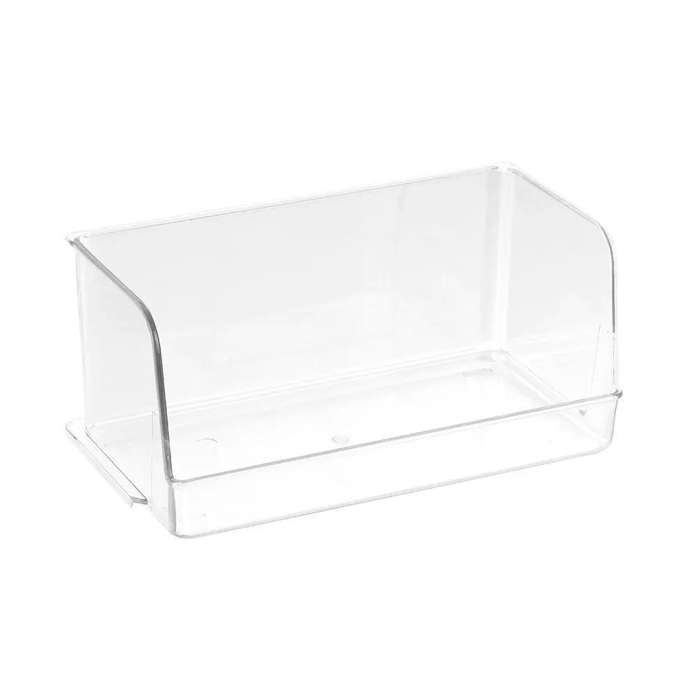 2x Boxsweden 31.5cm Crystal Kitchen Stackable Organiser/Storage Container Large