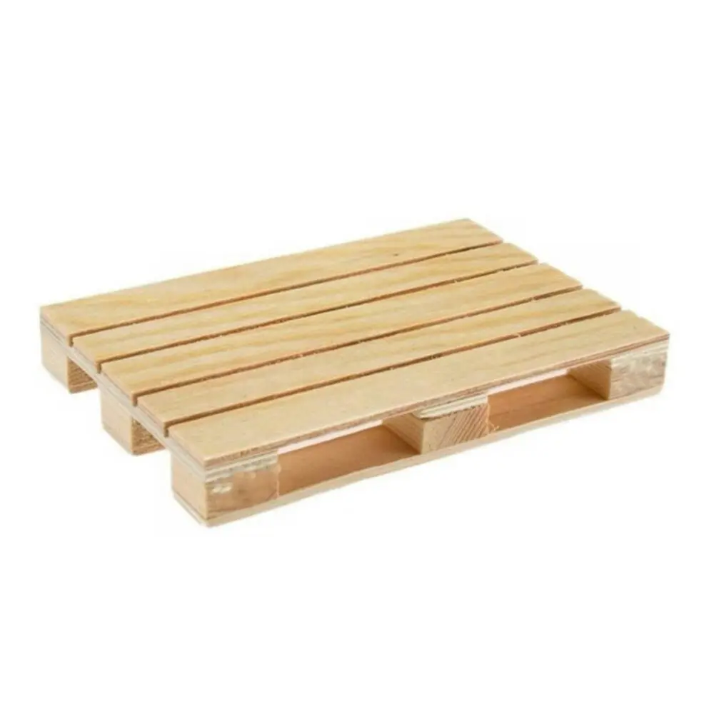 4PK Mini Wooden Pallet Glass Coasters/Mats For Beverages Drinks Beers Home/Bar