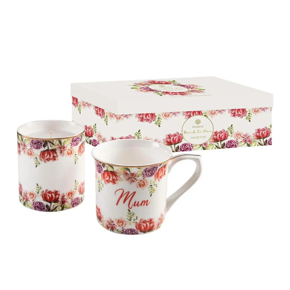 Ashdene 280ml Bunch For Mum Cup/Mug Candle Gift Set Home Décor Hot Tea/Coffee