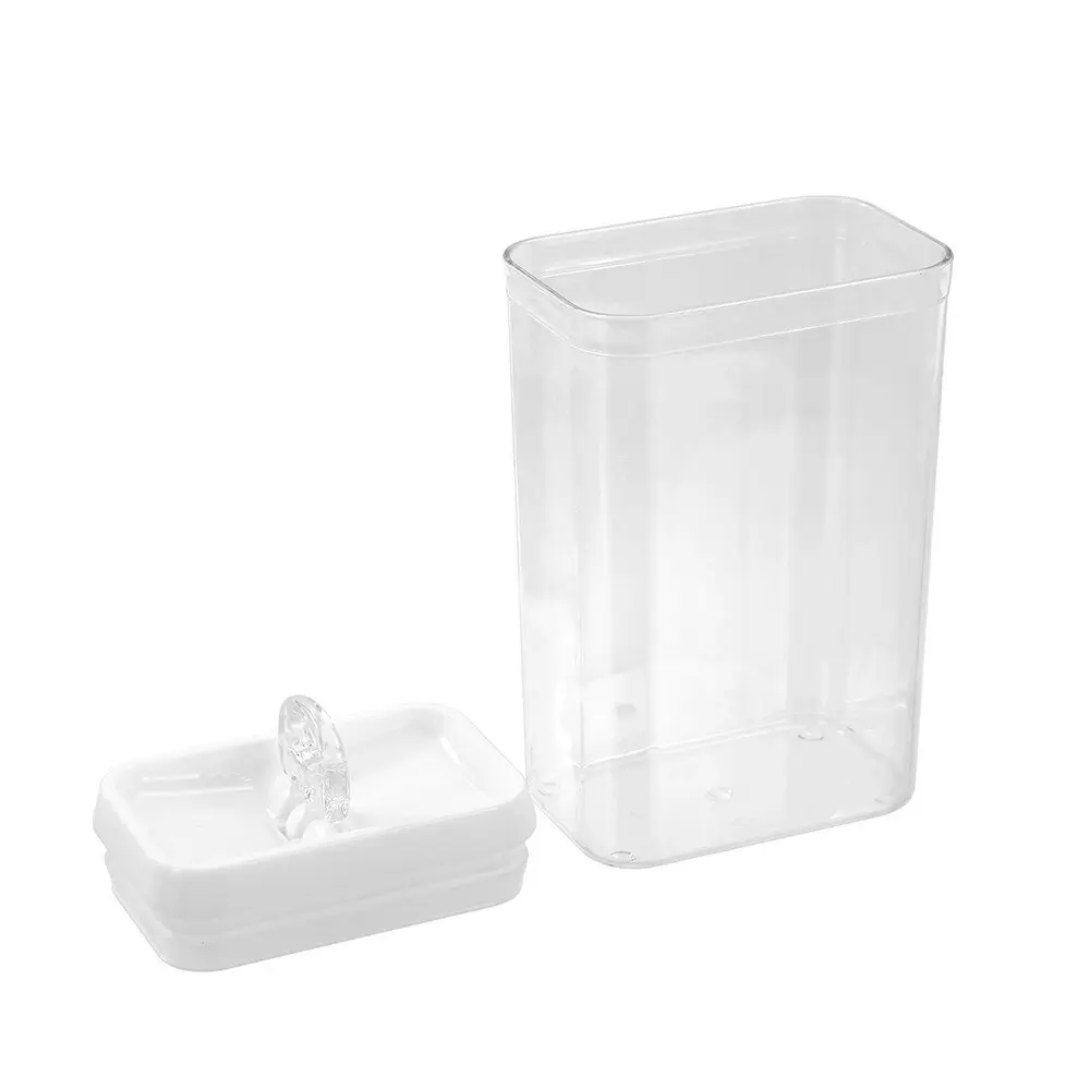 Lemon & Lime Flip Lock 2.5L/24.5cm Food Storer/Storage Rectangle Container Clear