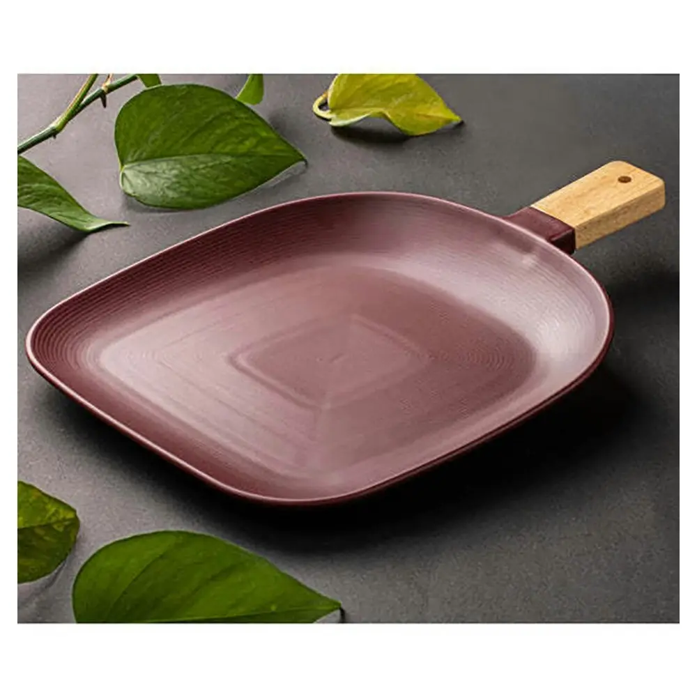 Ladelle Linear Texture Wine 36cm Porcelain Paddle Food Platter w/ Serve Stick