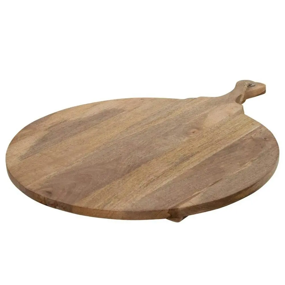 J.Elliot Avery 77cm Wooden Serving Tray Round Tableware Food/Snack Board Natural