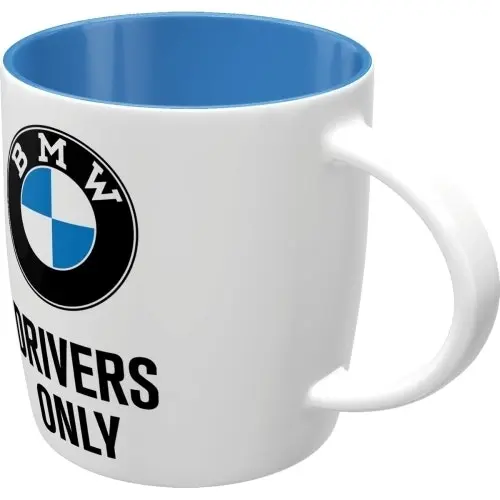 Nostalgic Art BMW Drivers Only 330ml Ceramic Mug Office Tea/Coffee Drink Cup