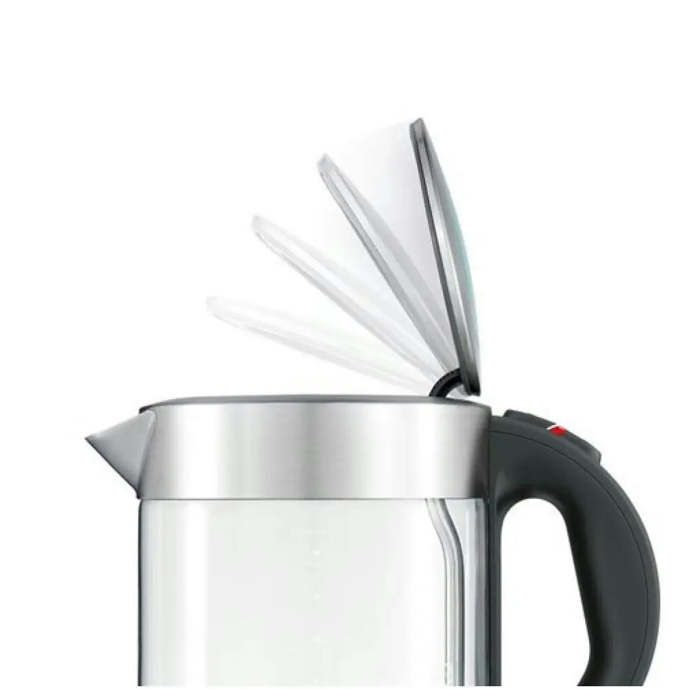 Breville 1L Compact Glass Electric Kettle Pure 2400W Rapid Boil/Auto Shut Off