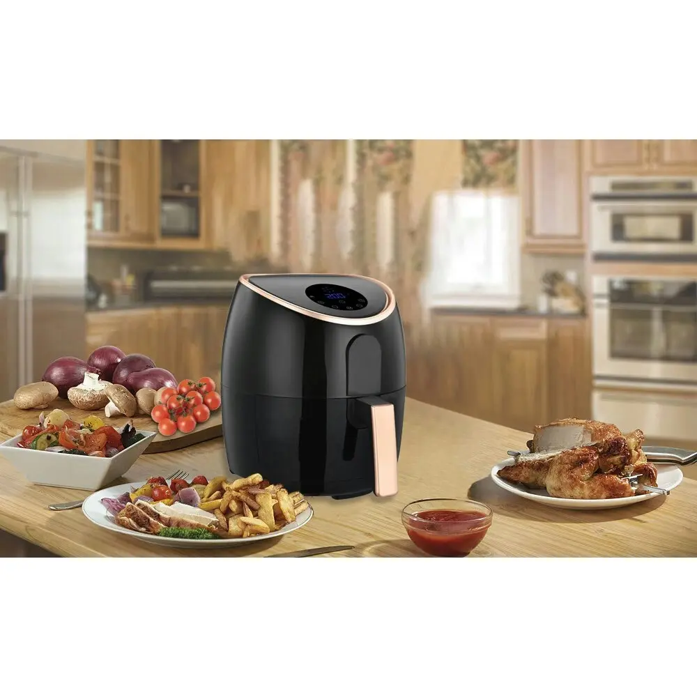 Healthy Choice 1700W 7L Digital Electric Air Fryer Cooker/Baker/Non-Stick BK/RSG