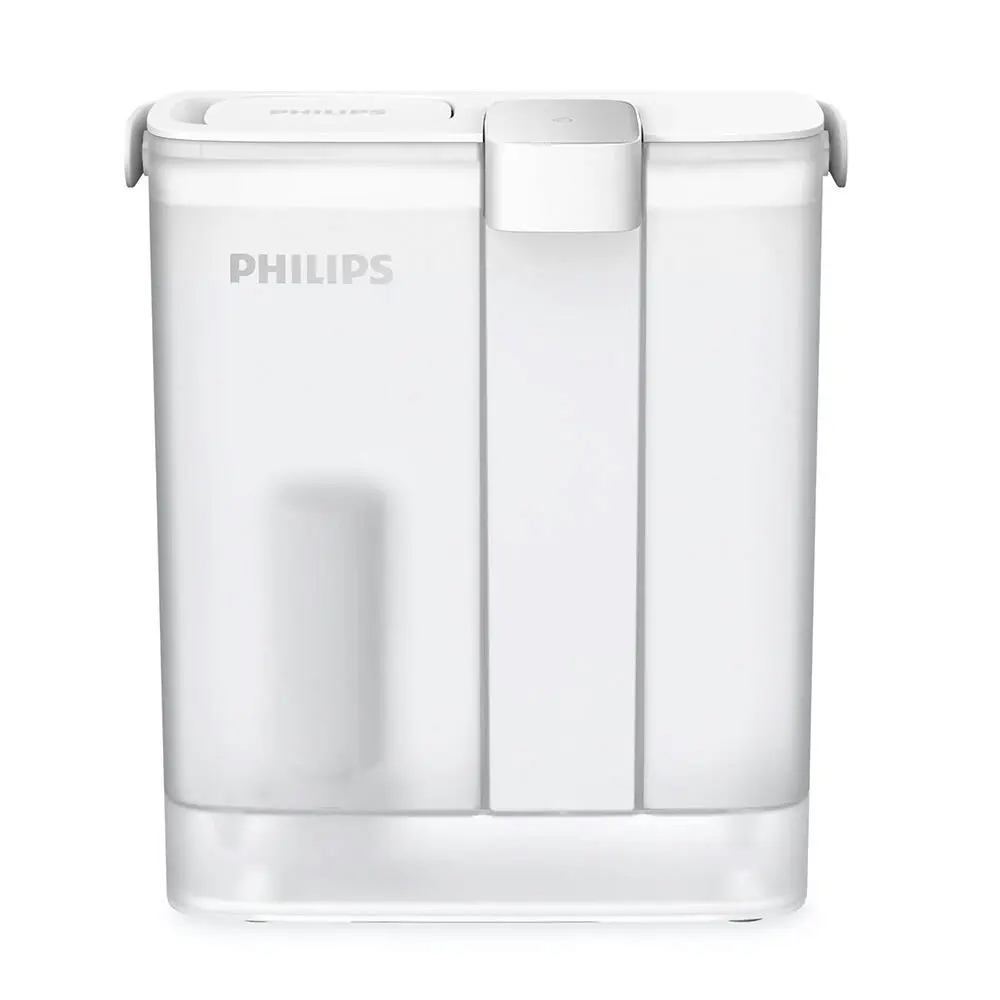 Philips 3L White Powered Water/Drinking Pitcher w/ Instant Micro X-Clean Filter