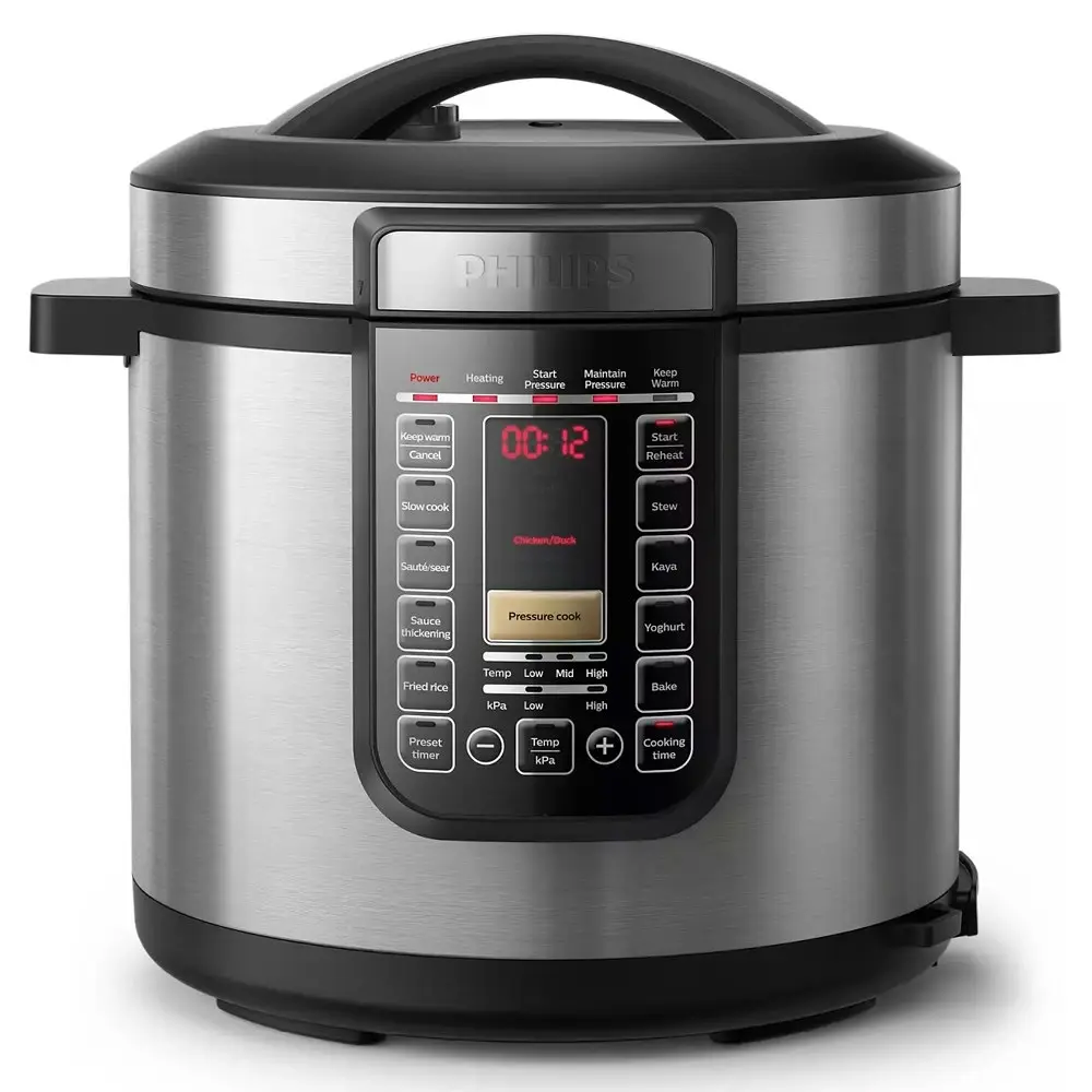 Philips 8L Multicooker Electric Slow/Pressure Cooker 1500W w/Steaming Tray XL