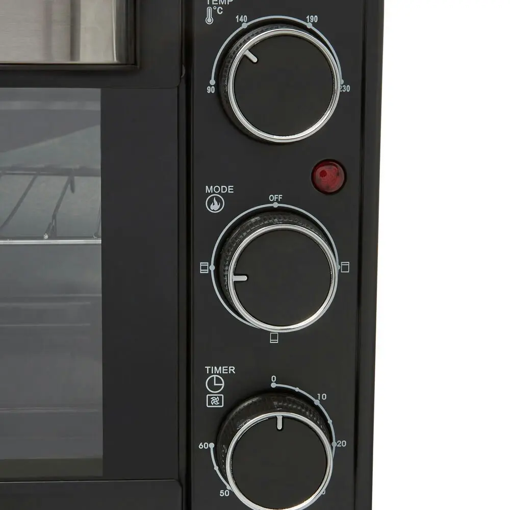 Westinghouse Electric Stainless Steel 26L/1600W Tabletop Convection Oven Black