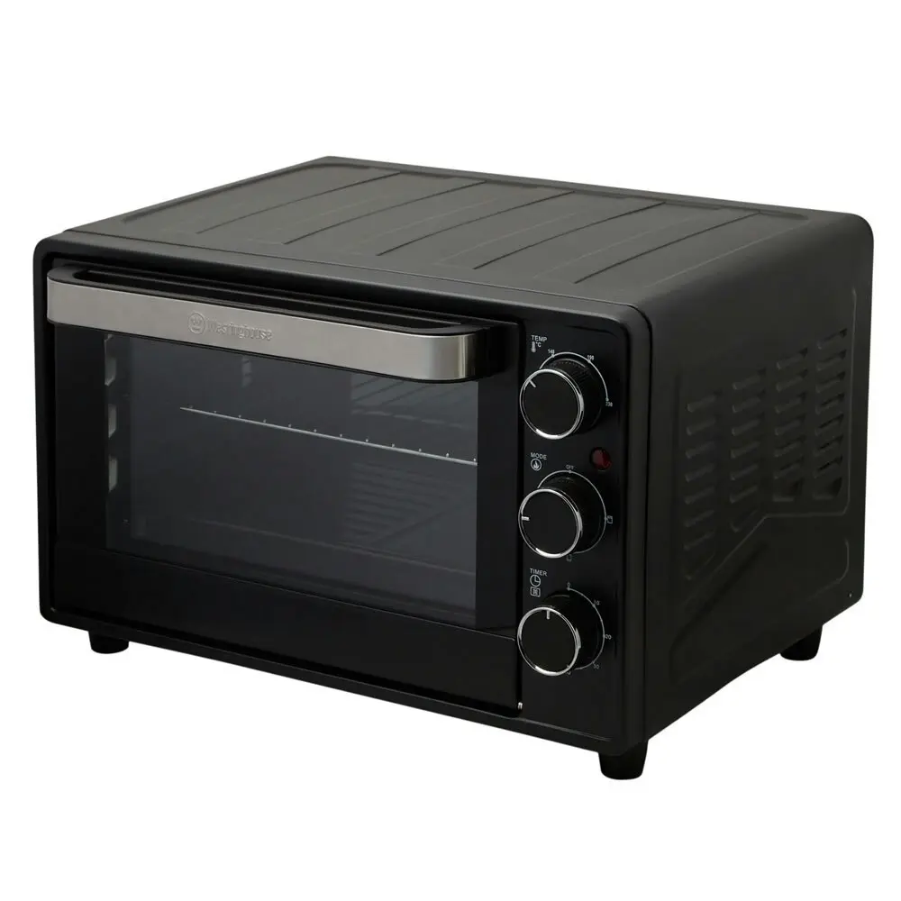 Westinghouse Electric Stainless Steel 26L/1600W Tabletop Convection Oven Black