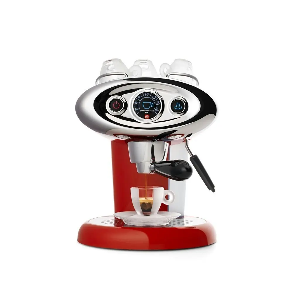 Illy 32cm Francis Francis X7.1 iperEspresso Capsule Coffee Machine Red