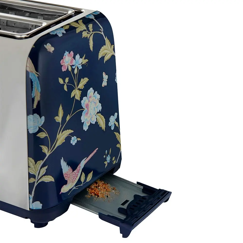 Laura Ashley Elveden 24cm Electric 2-Slice Bread Toaster 925W Food/Kitchen Blue