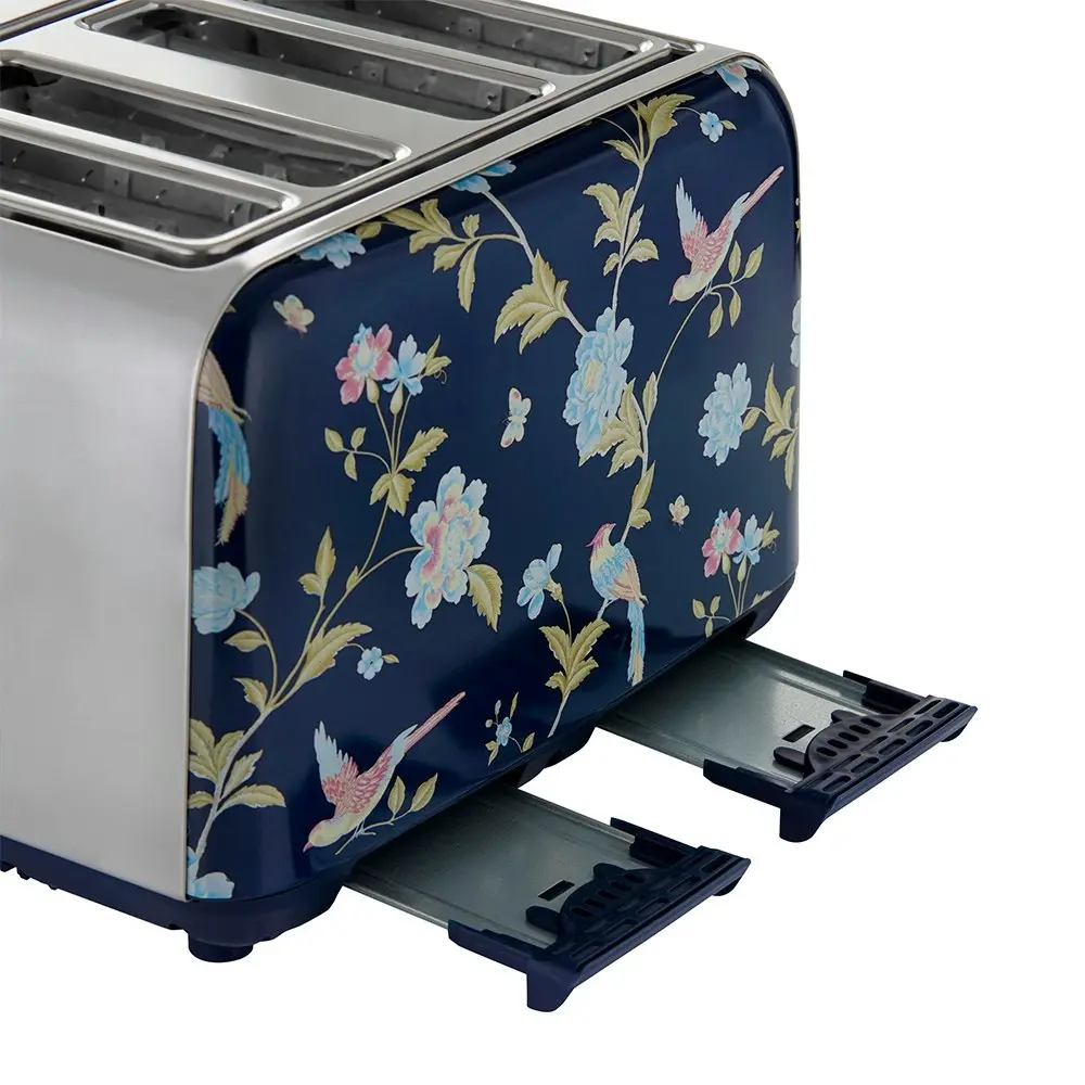 Laura Ashley Elveden 29cm Electric 4-Slice Bread Toaster 1850W Food/Kitchen BLU