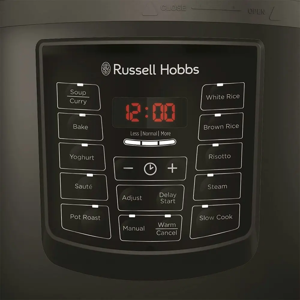 Russell Hobbs RHPC3000 Electric 11-in-1 Digital LED 34cm/6L Multi Cooker Black