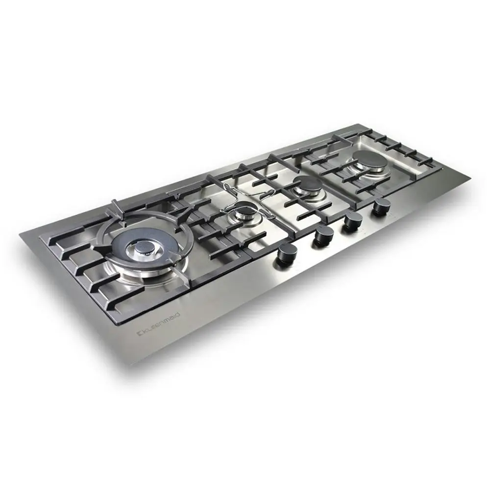 Kleenmaid 110cm Built In Gas Kitchen Cooktop/Stovetop 5 Burner Stainless steel