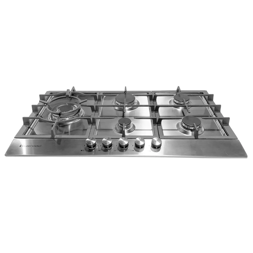 Kleenmaid Stainless Steel Surface Mount Built-In 5 Burner Gas Stove/Cooktop 90cm