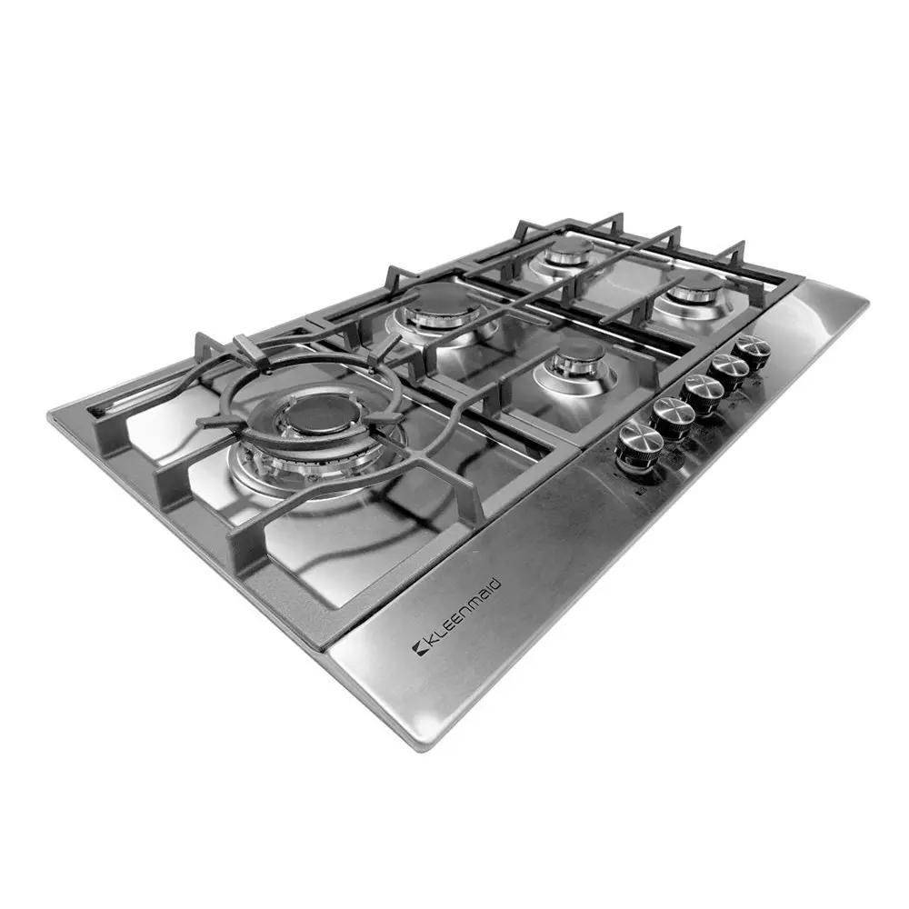 Kleenmaid Stainless Steel Surface Mount Built-In 5 Burner Gas Stove/Cooktop 90cm