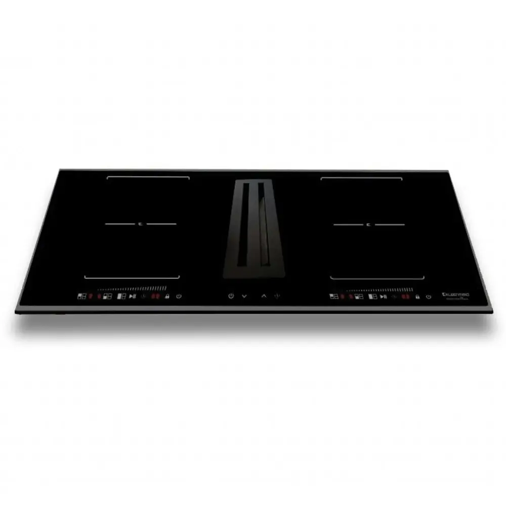 Kleenmaid Induction Electric Cooktop/Hood w/Integrated Down Draft Extractor 90cm