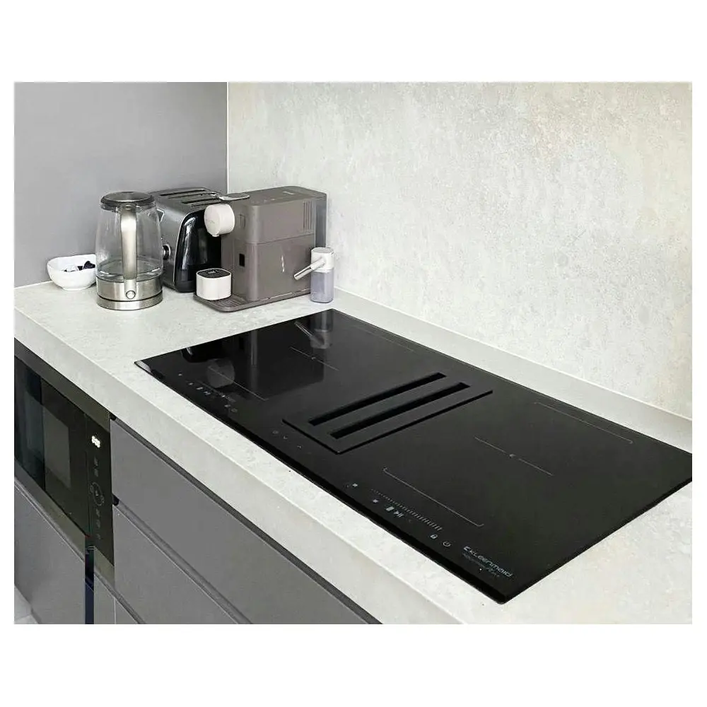 Kleenmaid Induction Electric Cooktop/Hood w/Integrated Down Draft Extractor 90cm