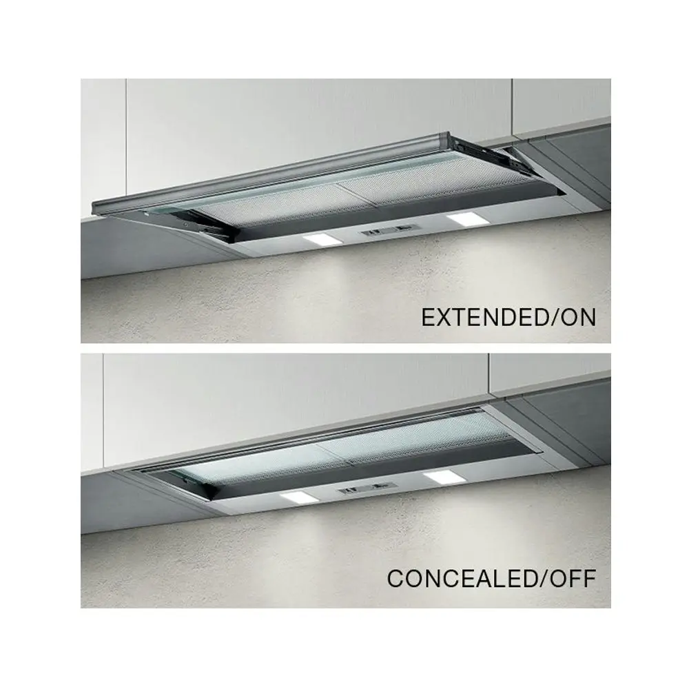 Kleenmaid 650m3/h Concealed Pull/Slide Out Rangehood Odour/Smoke Extraction 60cm