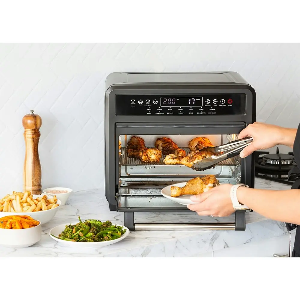 Healthy Choice Stainless Steel 23L 1700W Air Fryer/Airfryer Convection Oven SL