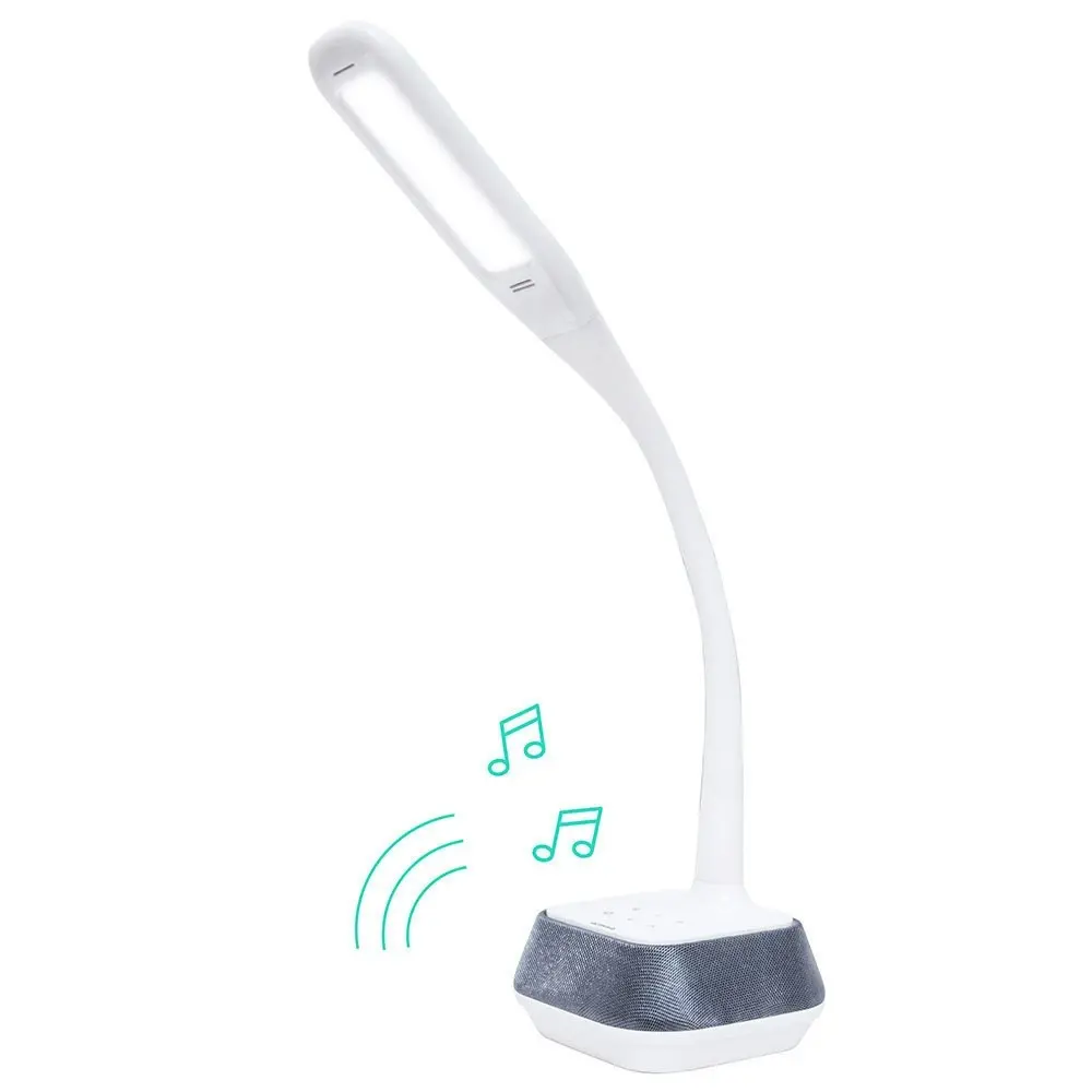 Activiva LED Adjustable Desk Lamp w/ Bluetooth/Music Speaker Base Home Deco