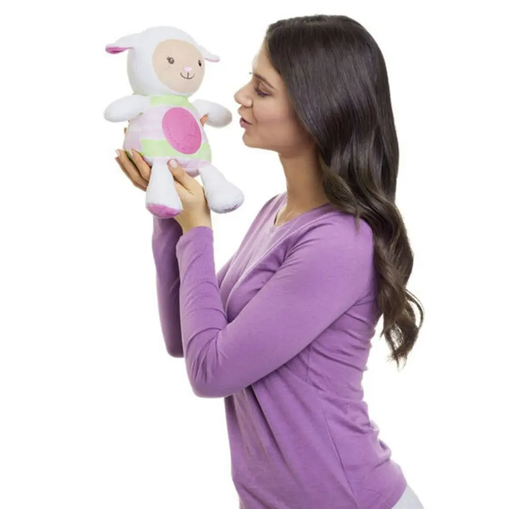 Chicco Lullaby Sheep Baby Toy/Night light w/Voice Recorder/Sound Sensor 0m+ Pink