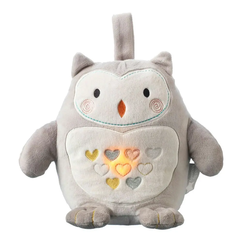 Tommee Tippee Rechargeable Light/Sound Sleep Baby/Toddler Nursery Plush Toy Owl