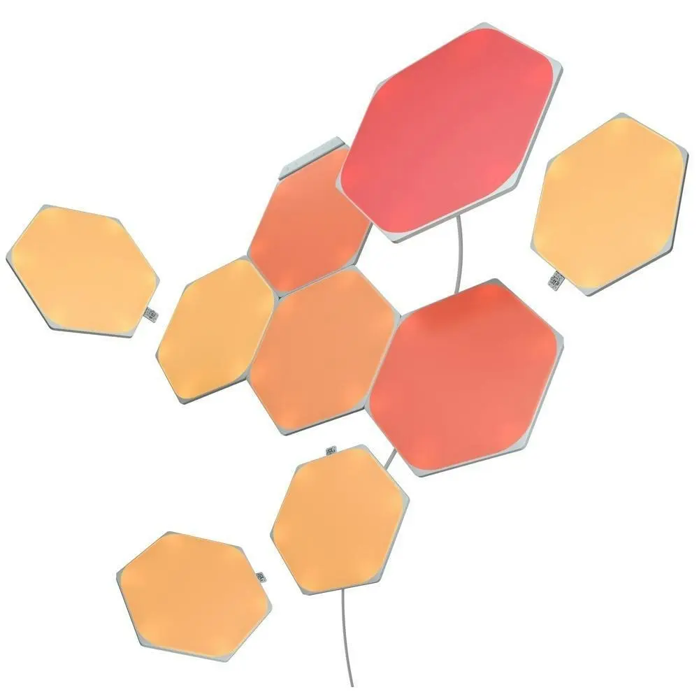 Nanoleaf Shapes Hexagons Starter Kit Wall Mounted 5 Light Panels App Control