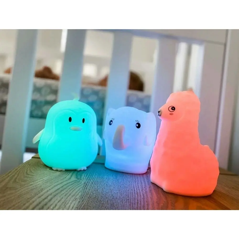 Baby Studio 12cm Soft Night Light/Silicone Baby/Children Nursery Lamp Penguin