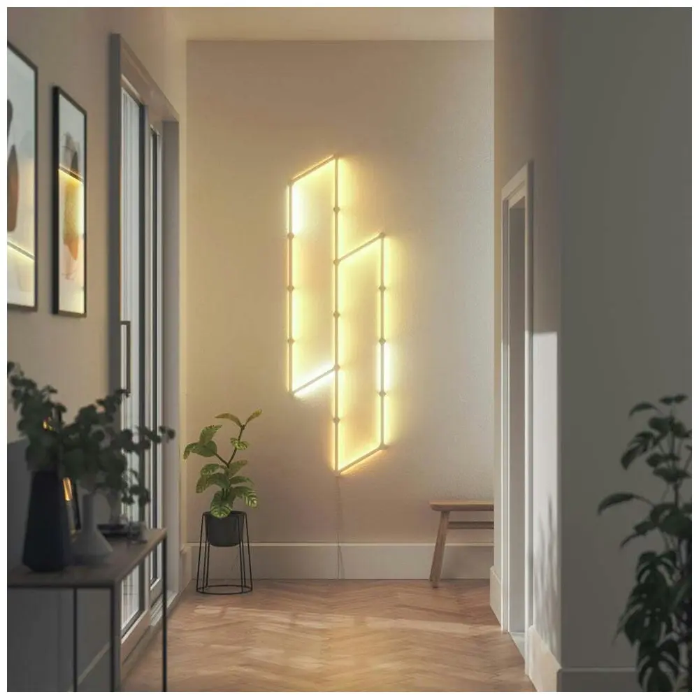 Nanoleaf 3 Lines 60 Degrees Expansion Kit/Pack Smart LED Light Wall Lighting Set