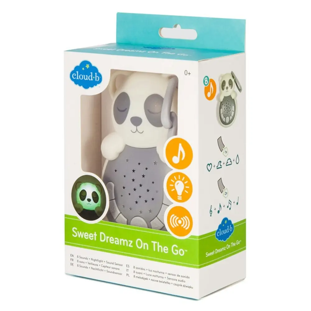 Cloud B Sweet Dreamz On The Go Panda Baby Sleep Night Light/Sleeping Aid Soother