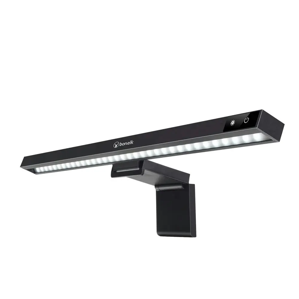 Bonelk LED Lightbar Monitor Bar USB-C/USB-A 5W Light Lamp ABS Desk/Office Black