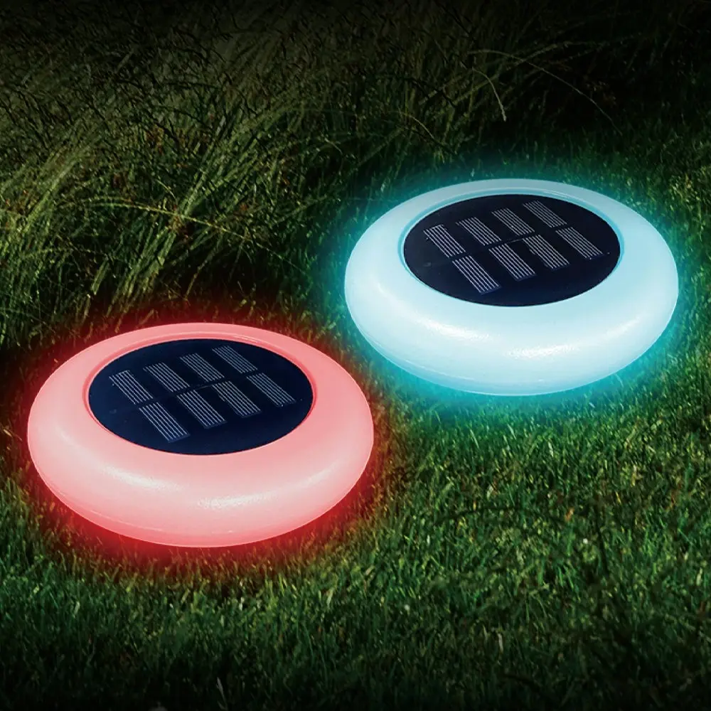 2pc 25th Hour Colour Change Solar Pathway/Pool/Garden Lights Outdoor/Waterproof