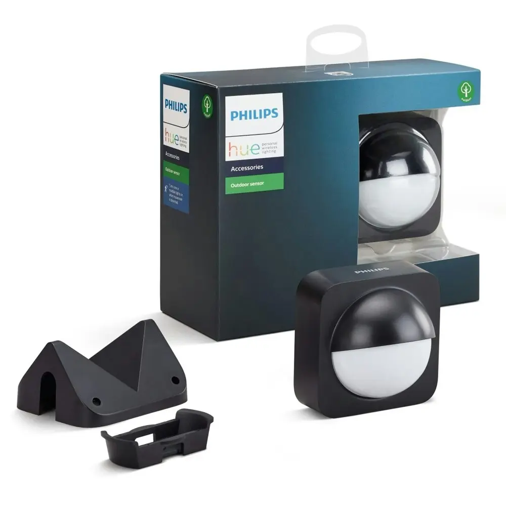 Philips Hue Outdoor Automatic Wireless Motion Sensor Light Rain/Weatherproof BLK