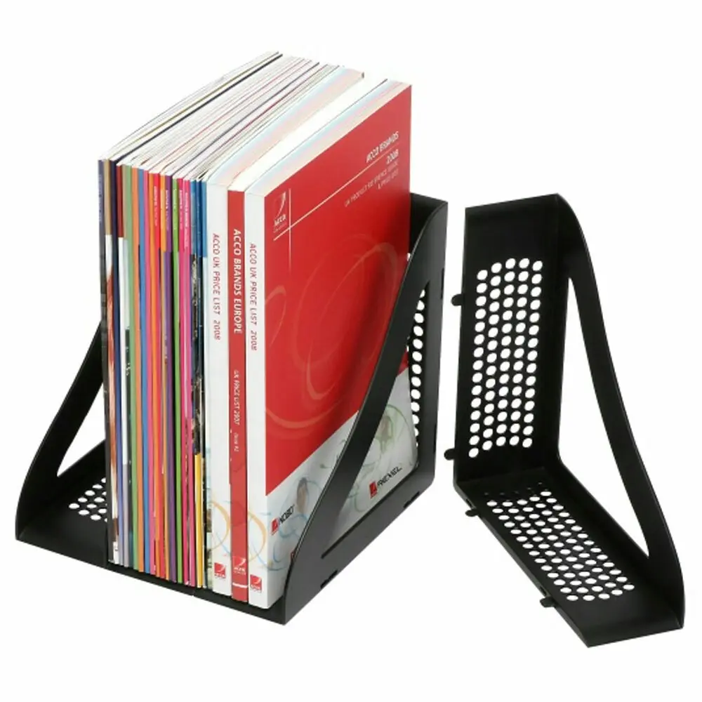 8pc Marbig Enviro Modular Magazine/Folder Storage Rack/Shelf Bookcase Organiser