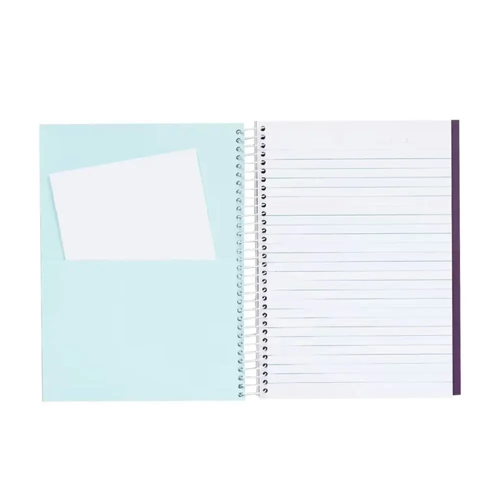 Spirax No.572 A5 3 Subject School/Uni 300 Pages Notebook 21cm w/ Note Pockets