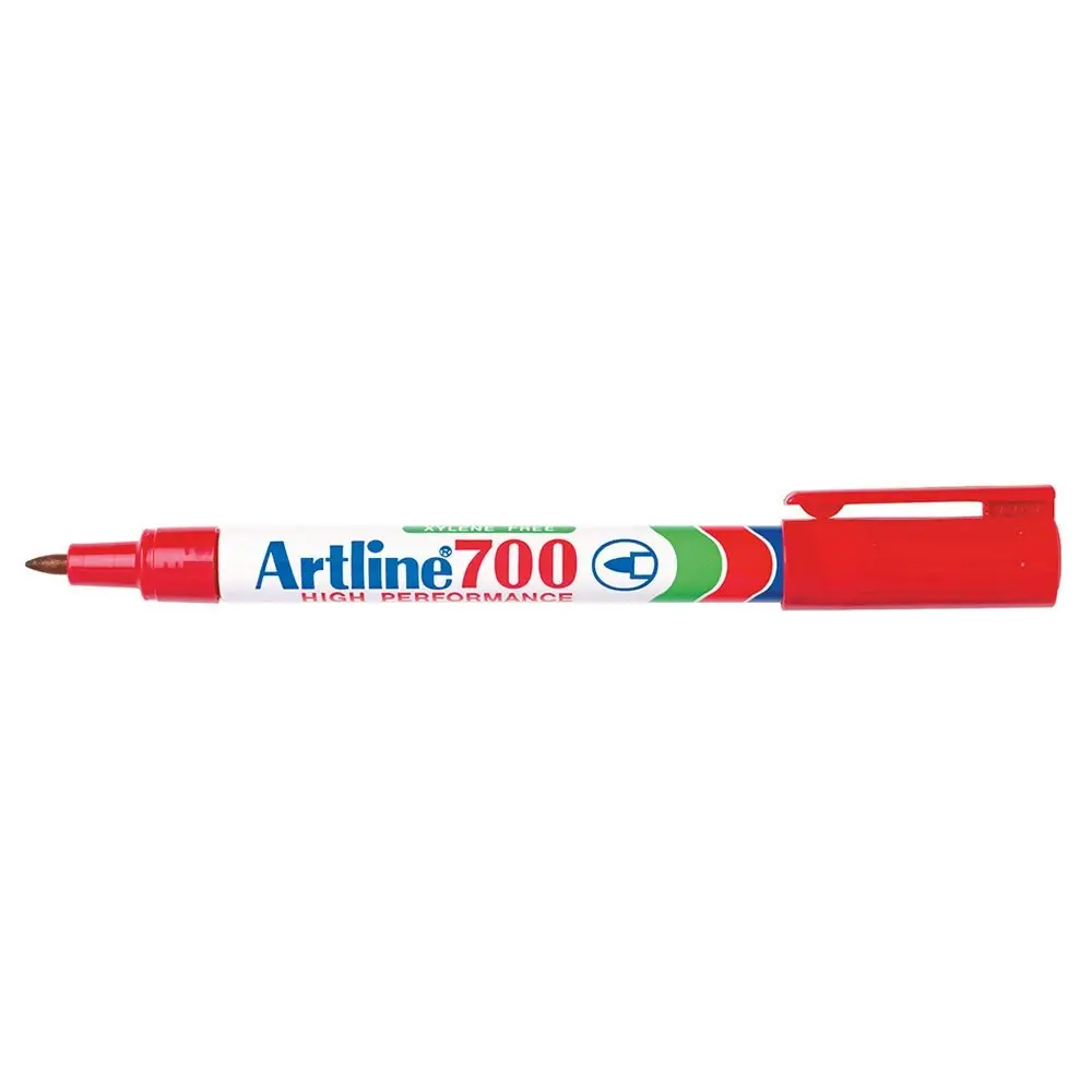 4pc Artline 700 Permanent Marker Work/School Assorted Colours 0.7mm Bullet Nib