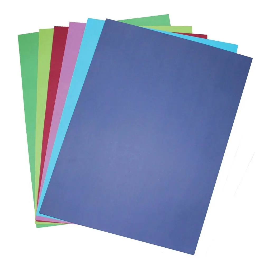 50pc Colourful Days A3 Board 200GSM Cool Art/Craft School Paper Assorted Colours