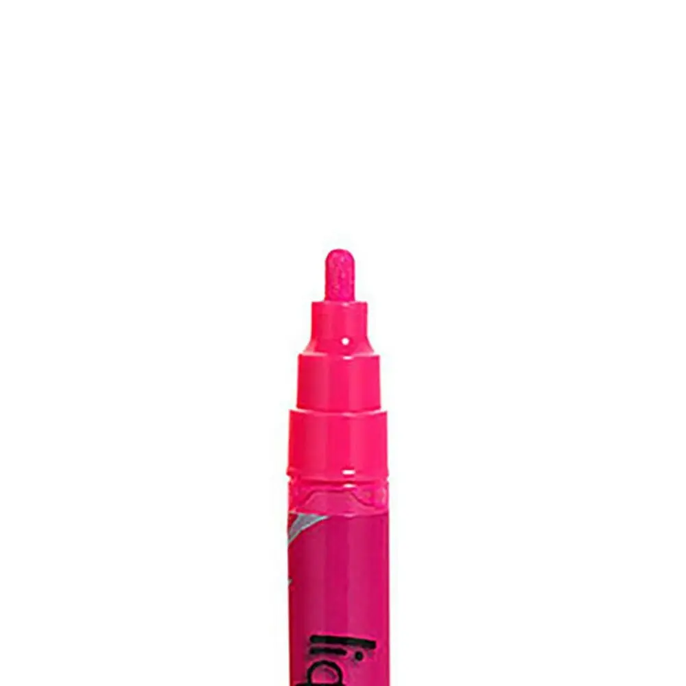 Texta Liquid Chalk Dry-Wipe Whiteboard/Window/Glass Marker Writing Fluor Pink