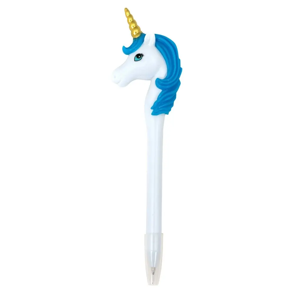 3x Gogopo Unicorn Pen/Ballpen Stationery Craft Office/School Kids/Children Asst