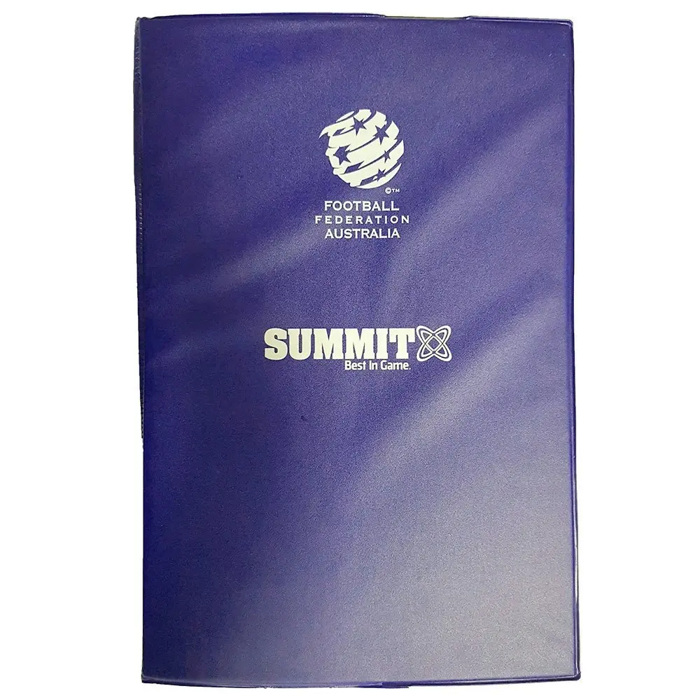 2x Summit Football Federation Australia Coaching Folder 36cm f/ Soccer/Game Plan