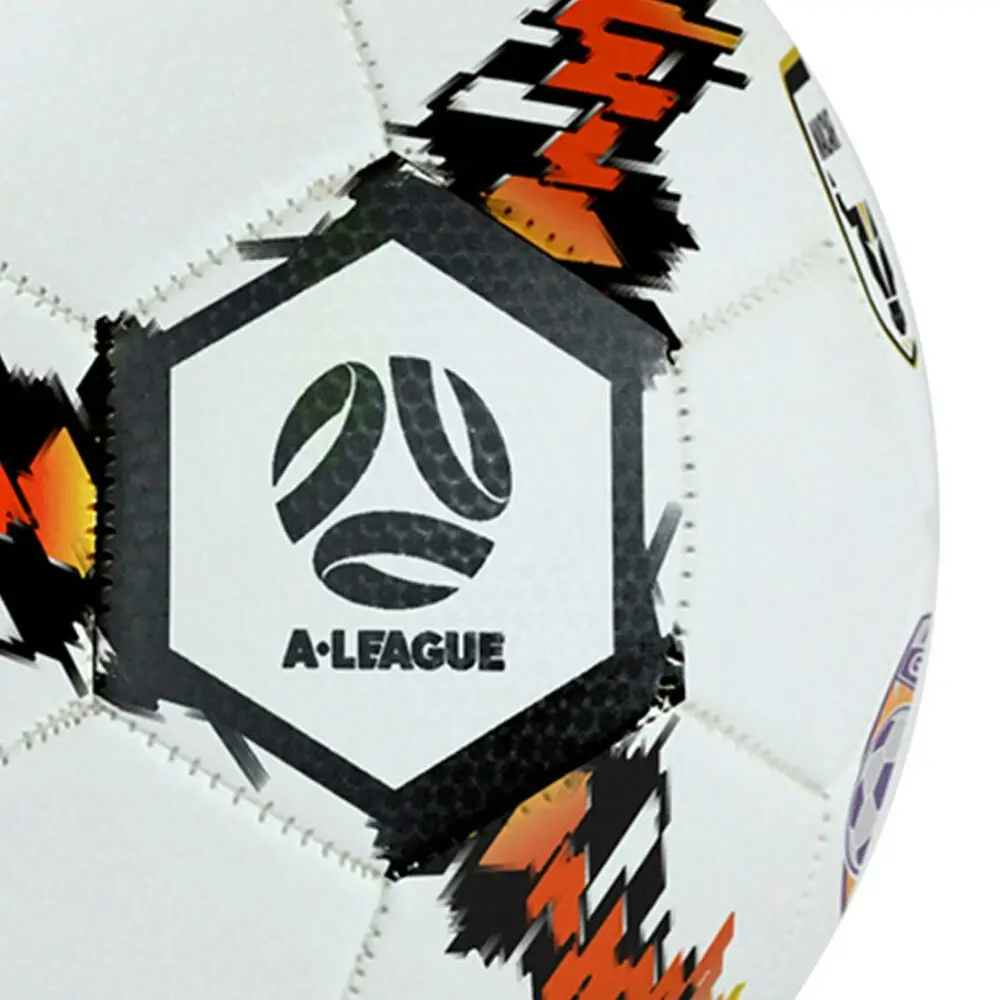 Summit A-League All Teams Soccer/Football Ball Outdoor Sport/Game Size 5 WHT/GRY