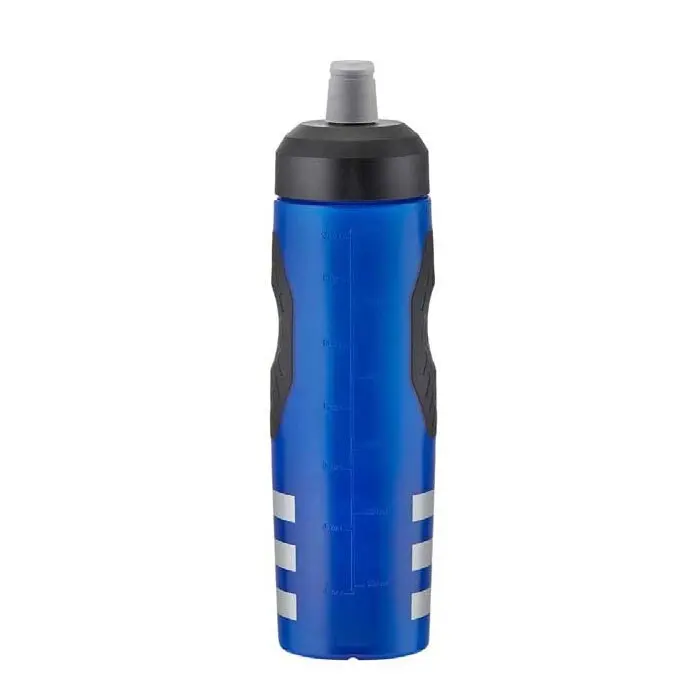 Adidas 600ml Performance Water Bottle Screw Cap Training Hydration Sports Blue