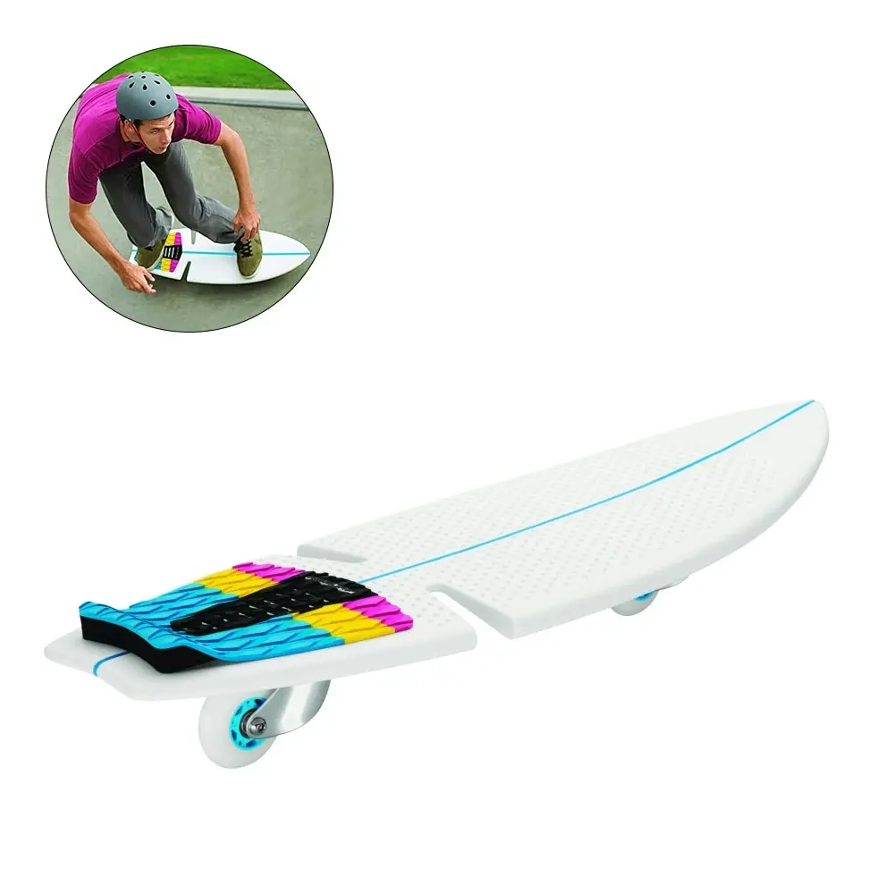 Razor Ripstick Ripsurf Skateboard Street Long Surf Board w/Castor Wheel 8y+ CMYK