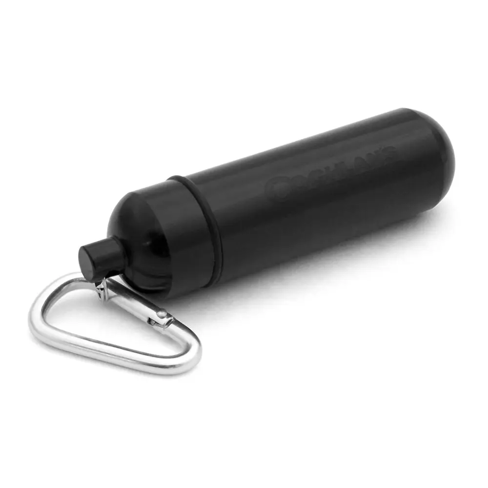 Coghlans 9.5cm Aluminium Portable Carry Capsule Camping/Hiking Holder Medium BLK